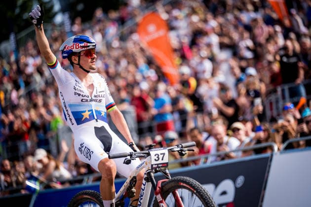 World Cup cross country mountain elite men s race, Vysocina Arena, Nove Mesto na Morave, May 24, 2026. Tom Pidcock from United Kingdom. (CTKxPhoto JaroslavxSvoboda) CTKPhotoP2026052404888  CTKPhotoP2026052404888