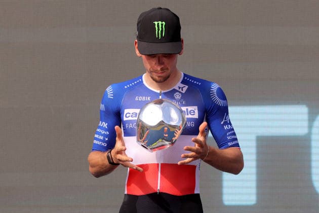 World Cup cross country mountain elite men s race, Vysocina Arena, Nove Mesto na Morave, May 24, 2026. The second placed Luca Martin from France. (CTKxPhoto LiborxPlihal) CTKPhotoP2026052404874  CTKPhotoP2026052404874