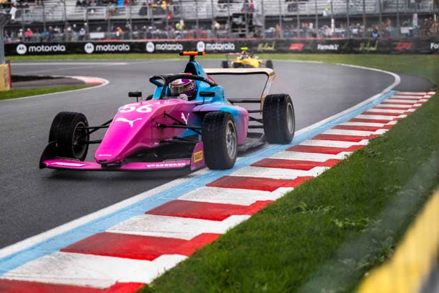 AUTO - F1 ACADEMY 2026 - MONTREAL 56 ROBERTSON Rachel (gbr), Hitech supported by Puma, Tatuus F4-T421, action during the 2nd round of the 2026 F1 Academy from May 22 to 24, 2026 on the Circuit Gilles Villeneuve, in MontrÃ al, Canada - MontrÃ alCanada  Copyright: xCharlyxLopezx