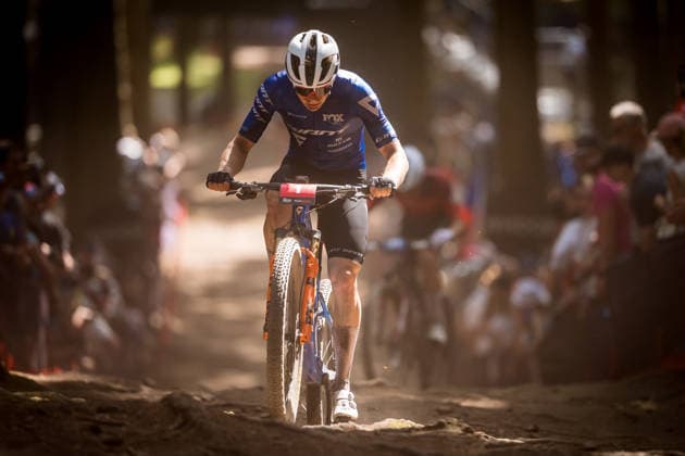 World Cup cross country mountain elite men s race, Vysocina Arena, Nove Mesto na Morave, May 24, 2026. Dario Lillo from Switzerland. (CTKxPhoto JaroslavxSvoboda) CTKPhotoP2026052404915  CTKPhotoP2026052404915