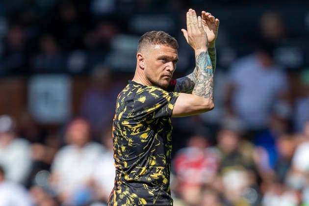 Fulham v Newcastle United - Premier League Kieran Trippier of Newcastle reacts before the Premier League match between Fulham and Newcastle United at Craven Cottage in London on May 24, 2026. London Greater London United Kingdom  Copyright: xMIxNewsx originalFilename:fletcher-fulhamvs260524_npw9G.jpg