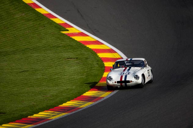 LE MANS CLASSIC SERIES 2026 - SPA-CLASSIC 53 GRANT Guy (gbr), HALES Mark (gbr), TVR Grantura Mk III 1965, The Gentlemen Challenge, action during the 2026 Spa-Classic, 2nd round of the Le Mans Classic Series 2026, from May 22 to 24 in Circuit de Spa-Francorchamps, in Stavelot, Belgium - StavelotBelgium  Copyright: xDamienxSaulnierx