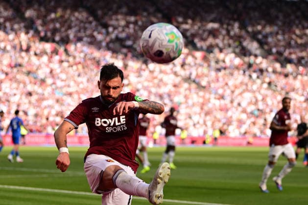 West Ham United v Leeds United, Premier League West Ham United forward Valentin Castellanos (11)celebrates his team s first goal during the Premier League match between West Ham United and Leeds United at the London Stadium, London, UK, on 24 May 2026. London London Stadium UK Editorial use only DataCo restrictions apply See www.football-dataco.com , Copyright: xPaulxBockingx PSI-24301-0063