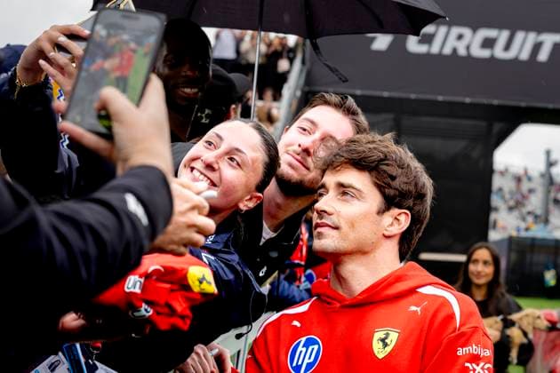 MONTREAL - Formula 1 driver Charles Leclerc of Scuderia Ferrari HP during the Formula 1 Canada Race at the Circuit Gilles Villeneuve on May 24, 2026 in Montreal, Canada. (Photo by DeFodi Images) -