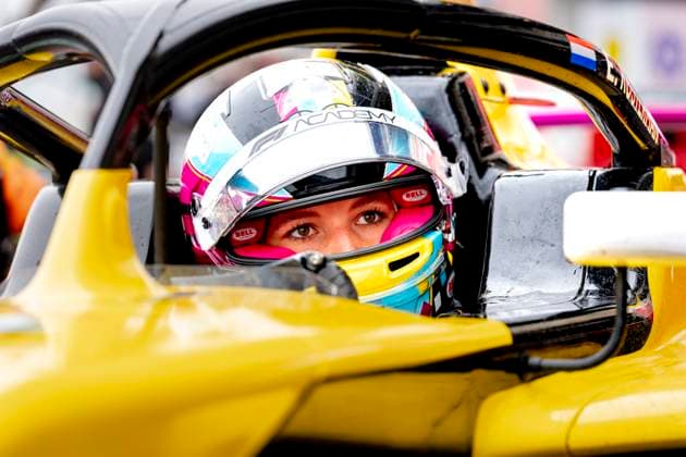 MONTREAL - Lego Formula Academy driver Esmee Kosterman during the Formula 1 Canada F1 Academy at the Circuit Gilles Villeneuve on May 24, 2026 in Montreal, Canada. (Photo by DeFodi Images) -