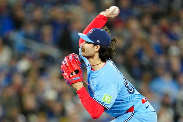 May 25, 2026, Toronto, On, Canada: Toronto Blue Jays pitcher Dylan Cease (84) throws during first inning MLB, Baseball Herren, USA baseball action against the Pittsburgh Pirates in Toronto on Sunday, May 24, 2026. Canada News - May 25, 2026  - ZUMAc35_ 20260525_zaf_c35_002 Copyright: xFrankxGunnx