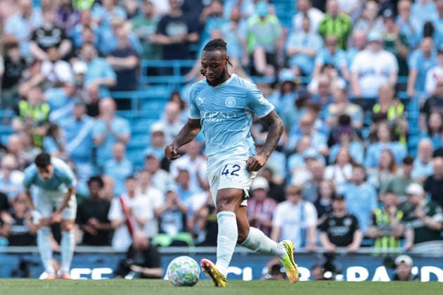 Manchester City v Aston Villa - Premier League Antonie Semenyo of Manchester City with the ball during the Premier League match between Manchester City and Aston Villa at Etihad Stadium in Manchester, United Kingdom, on May 24, 2026. Manchester Greater Manchester United, ManU Kingdom  Copyright: xNewsxImagesx originalFilename:cosgrove-premierl260524_npmd9.jpg