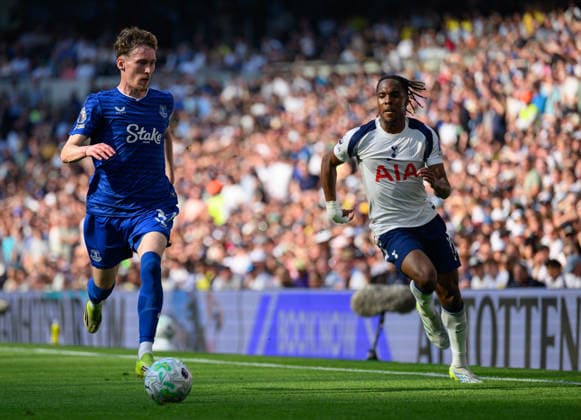 Tottenham Hotspur v Everton Premier League James Garner of Everton during the Premier League match at Tottenham Hotspur Stadium, London 24 05 2026 UK Newspapers OUT Copyright: xGraemexWilcocksonx FIL-23469-0064