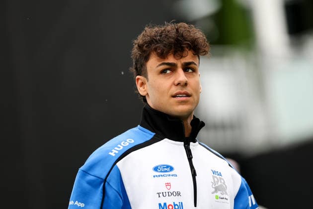 F1 Grand Prix of Canada MONTREAL, QUEBEC - MAY 24 : Arvid Lindblad of Great Britain and Racing Bulls F1 team arrives in the paddock for the F1 Grand Prix of Canada at Circuit Gilles Villeneuve in Montreal, Quebec, Canada on May 24, 2026. Mert Alper Dervis Anadolu Quebec Canada. Editorial use only. Please get in touch for any other usage.  Copyright: x2026xAnadoluxMertxAlperxDervisx