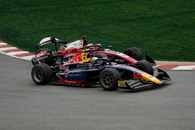 AUTO - FORMULA 2 2026 - MONTREAL 06 TSOLOV Nikola (bul), Campos Racing, Dallara F2 2024, 24 VAN HOEPEN Laurens (nld), Trident, Dallara F2 2024, action during the 3rd round of the 2026 FIA Formula 2 Championship from May 22 to 24, 2026 on the Circuit Gilles Villeneuve, in MontrÃ al, Canada - MontrÃ alCanada  Copyright: xXavixBonillax