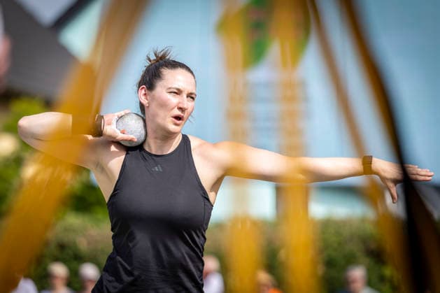 REHLINGEN , GERMANY - MAY 24: Miryam Mazenauer (SUI Schweiz) during the 61. Internationales Pfingstsportfest on 24.05.2026 at the Bungertstadion in Rehlingen-Siersburg (Saarland Deutschland). Saarland Deutschland Copyright: xLeahxKohringx