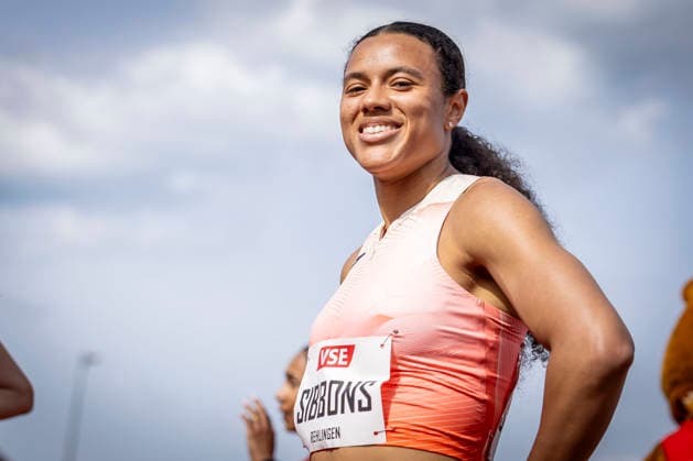 REHLINGEN , GERMANY - MAY 24: Aleeya Sibbons (GBR Großbritannien) during the 61. Internationales Pfingstsportfest on 24.05.2026 at the Bungertstadion in Rehlingen-Siersburg (Saarland Deutschland). Saarland Deutschland Copyright: xLeahxKohringx