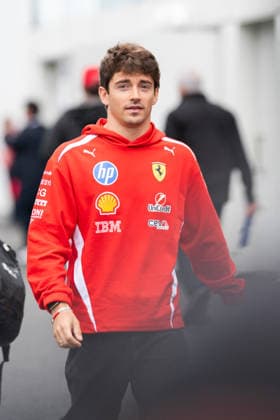 Montreal Formula 1 Canada Grand Prix Day 4 - Paddock AJ Ferrari driver Charles Leclerc (16) arrives in the Paddock at Circuit Gilles Villeneuve on May 24, 2026 in Montreal, Quebec, Canada. Photo by Alexis Jumeau ABACAPRESS.COM Montreal Quebec Canada  Copyright: xJumeauxAlexis ABACAx
