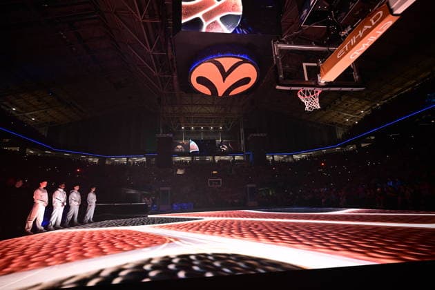 Olympiacos Piraeus v Real Madrid Euroleague Final Four view general of Telekom Center Athens during the Euroleague match, Final Four, Final game between Olympiacos Piraeus v Real Madrid played at ATHENS Telekom Center Athens Stadium on May 24nd 2026 in Athens Greece Athens Greece Basketball Copyright: xAgenciaxLOFx