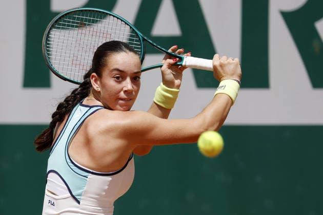 Tereza Valentova. The 1st round of the French Open 2026 on the Roland Garros courts in Paris, France, May 24, 2026. (CTKxPhoto PavelxLebeda) CTKPhotoF202605240031101  CTKPhotoF202605240031101