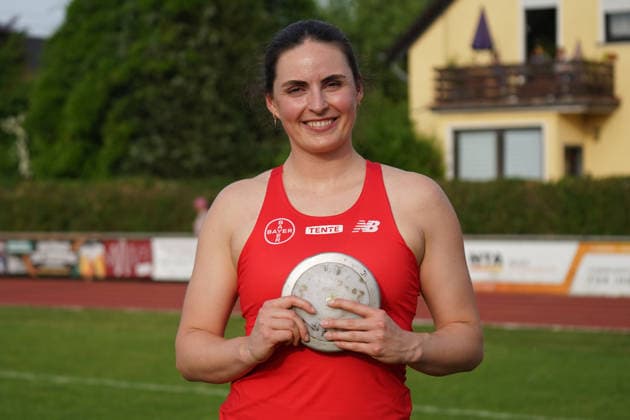 Rehlingen, Leichtathletik, athletics, Track and Field, 61 Internationales Pfingstsportfest, 24.05.2026, Bungerstadion Rehlingen-Siersburg, Diskuswurf Frauen, Marike Steinacker, TSV Bayer Leverkusen, Deutschland