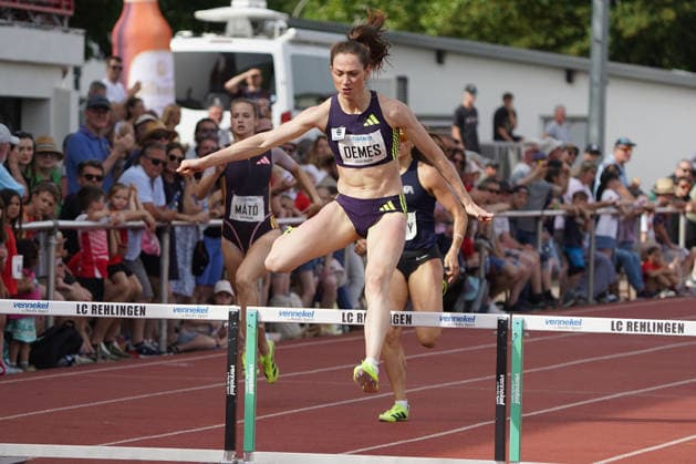 Rehlingen, Leichtathletik, athletics, Track and Field, 61 Internationales Pfingstsportfest, 24.05.2026, Bungerstadion Rehlingen-Siersburg, 400m Hürden Frauen, Eileen, Demes, TV 1861 Neu-Isenburg Deutschland, Germany GER,