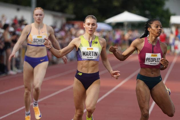 Rehlingen, Leichtathletik, athletics, Track and Field, 601 Internationales Pfingstsportfest, Rehlingen 24.5.2025, Bungerstadion Rehlingen-Siersburg, 400m Frauen Johanna Martin Deutschland