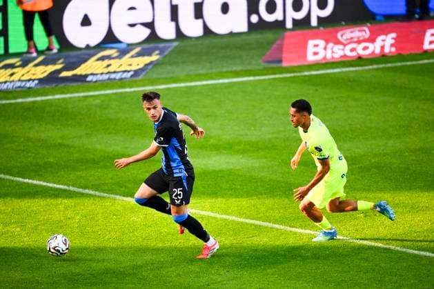Club Brugge v KAA Gent - Jupiler Pro League Champions Play-Off BRUGGE, BELGIUM - MAY 24 : Stankovic Aleksandar midfielder of Club Brugge in action during the Jupiler Pro League Champions Play-Off match between Club Brugge and KAA Gent on May 24, 2026 in Brugge, Belgium, 24-05-26 Brugge Belgium  Copyright: xGvgx