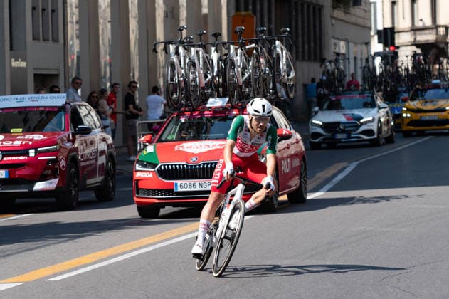 15th Stage Of Giro D Italia 2026 Diego Pablo Sevilla of TEAM POLTI VISITMALTA competes during the 15th stage of the Giro d Italia 2026 in Milano, Italy, on May 24, 2026. Alessandria Italy  Copyright: xSilviaxColombox originalFilename:colombo-notitle260524_npISL.jpg