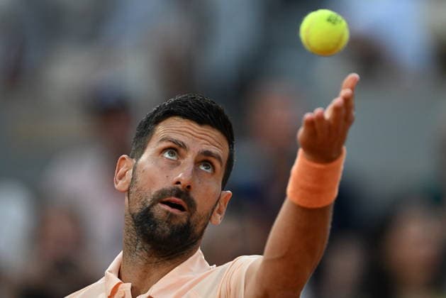 Sport Bilder des Tages French Open (Roland Garros) - Day 1 PARIS, FRANCE - MAY 24: Serbia s Novak Djokovic in action against France s Giovanni Mpetshi Perricard (not seen) during a first-round men s singles match on the opening day of the French Open (Roland Garros) in Paris, France, on May 24, 2026. Burak Akbulut Anadolu Paris France. Editorial use only. Please get in touch for any other usage.  Copyright: x2026xAnadoluxBurakxAkbulutx