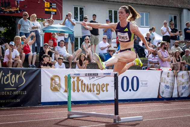 REHLINGEN , GERMANY - MAY 24: Eileen Demes (GER TV 1861 Neu-Isenburg) during the 61. Internationales Pfingstsportfest on 24.05.2026 at the Bungertstadion in Rehlingen-Siersburg (Saarland Deutschland). Saarland Deutschland Copyright: xLeahxKohringx