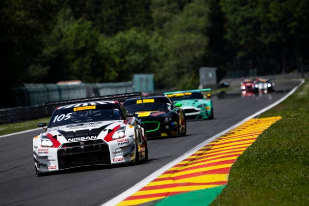 LE MANS CLASSIC SERIES 2026 - SPA-CLASSIC 105 BENTLEY Andrew (gbr), LYNN Maxwell (gbr), Nissan GT-R GT3 2013, GT3-GEN2, GT3 Revival, action during the 2026 Spa-Classic, 2nd round of the Le Mans Classic Series 2026, from May 22 to 24 in Circuit de Spa-Francorchamps, in Stavelot, Belgium - StavelotBelgium  Copyright: xDamienxSaulnierx