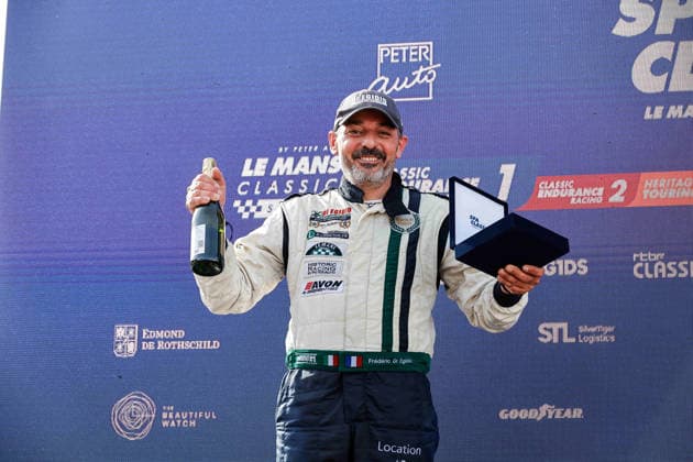 LE MANS CLASSIC SERIES 2026 - SPA-CLASSIC DI EGIDIO FrÃ dÃ ric (fra), Porsche 911 Carrera RSR 3.0 1974, GT1, Classic Endurance Racing 1, portrait Podium portrait during the 2026 Spa-Classic, 2nd round of the Le Mans Classic Series 2026, from May 22 to 24 in Circuit de Spa-Francorchamps, in Stavelot, Belgium - StavelotBelgium  Copyright: xPauloxMariax