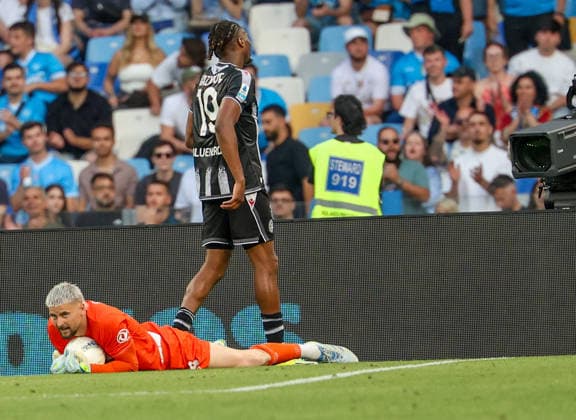 May 24, 2026, Napoli, Campania, ITALIA: Nikita Contini of SSC Napoli During the football match on May 24, 2026, valid for the Italian Serie A - 2025 26 championship in Naples at the Diego Armando Maradona Stadium between SSC Napoli and FC Udinese..Pictured: Napoli ITALIA - ZUMAs236 20260524_aap_s236_081 Copyright: xFabioxSassox