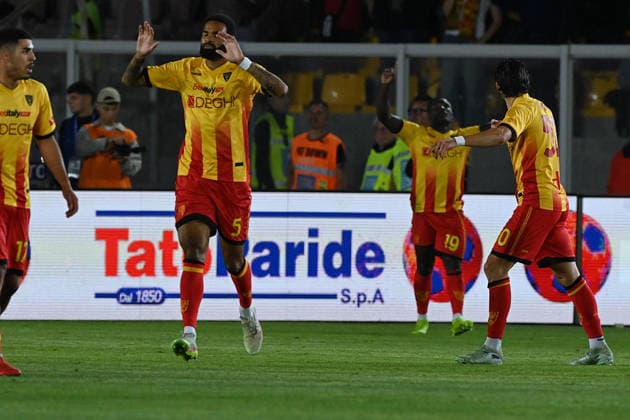IPA85046558 - us Lecce celebrates after the goal during US Lecce vs Genoa CFC, Italian soccer Serie A match in Lecce, Italy, May 24 2026  Copyright: xPasqualexGolia IPAxSportx xx 85046558