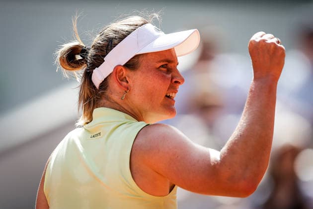 May 24, 2026, Paris, France, France: Fiona FERRO of France celebrates his point during the first day of the Roland-Garros 2026, French Open 2026, Grand Slam tennis tournament at Roland-Garros Stadium on May 24, 2026 in Paris, France. Roland Garros 2026 - Day 1  - ZUMAm308 20260524_zsp_m308_067 Copyright: xMatthieuxMirvillex