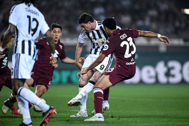 Cm Torino 24 05 2026 - campionato di calcio serie A Torino-Juventus foto Cristiano Mazzi Image nella foto: gol Dusan Vlahovic 