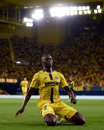 Villarreal CF v Atletico de Madrid - LaLiga EA Sports Gueye of Villarreal CF celebrates after scoring the team s fourth goal during the LaLiga EA Sports match between Villarreal CF and Club Atletico de Madrid at Estadio de la Ceramica in Vila-real, Spain, on May 24, 2026. Vila-real Spain  Copyright: xDavidxAliagax originalFilename:aliaga-villarre260524_npUxF.jpg