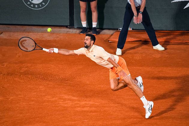 TENNIS : Roland Garros 2026 - Paris - 24 05 2026 Novak Djokovic (SRB) ParisFrance  Copyright: xBaptistexAutissierx