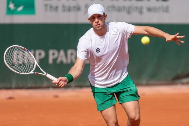 2026-05-24 2026 French Open - Day One PARIS, FRANCE - MAY 24: Tallon Griekspoor of the Netherlands during Day One of the 2026 French Open at Roland Garros on May 24, 2026 in Paris, France. (Photo by Marleen Fouchier BSR Agency) Paris France Content not available for redistribution in The Netherlands directly or indirectly through any third parties. Copyright: xBSRxAgencyx