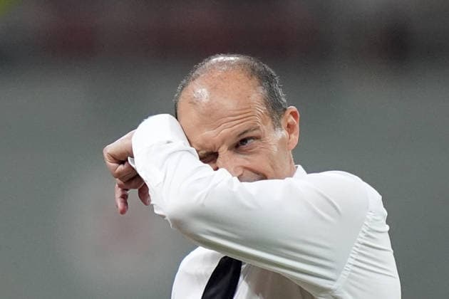 AC Milan™s head coach Massimiliano Allegri during the Serie A soccer match between Milan and Cagliari at the San Siro Stadium in Milan , north Italy - Saturday , May 24 , 2026. - Soccer .  Copyright: xSpada LaPressex