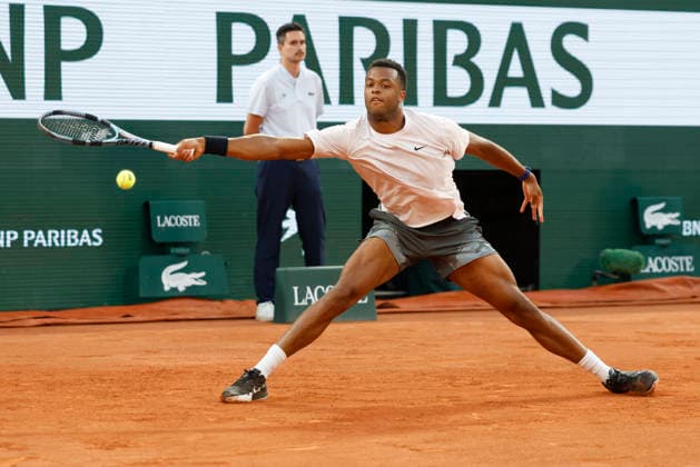 May 24, 2026, Paris, Paris, France: Giovanni MPETSHI PERRICARD (FRA) in action during the tennis Grand Slam of Roland Garros 2026, at Roland Garros Stadium - on May 24 2026 .Paris - France Paris France - ZUMAb253 20260524_zsp_b253_004 Copyright: xLoicxBaratouxx