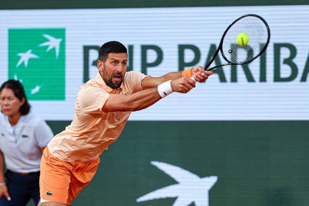 2026.05.24 Paryz Tenis French Open Roland Garros 2026 Giovanni Mpetshi Perricard - Novak Djokovic N z Novak Djokovic Foto Pawel Andrachiewicz PressFocus 2026.05.24 Paris Tennis - French Open Roland Garros 2026 Giovanni Mpetshi Perricard - Novak Djokovic Novak Djokovic Credit: Pawel Andrachiewicz PressFocus NEWSPIX.PL --- newspix.pl 