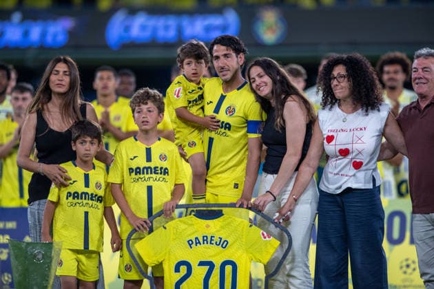 May 24, 2026, Estadio de la Ceramica , Castellon, Spain; Lal liga Football League, Villareal CF versus Atletico Madrid Dani parejo and family Copyright: xJudithxAmigox