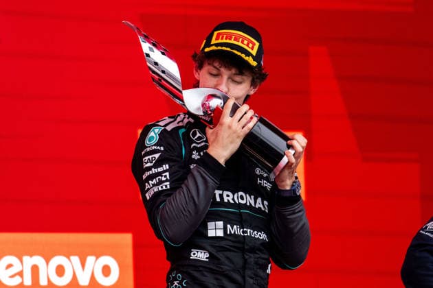 F1 - CANADIAN GRAND PRIX 2026 KIMI ANTONELLI Andrea (ita), Mercedes AMG F1 Team W16, portrait podium during the Formula 1 Grand Prix du Canada 2026, 5th round of the 2026 Formula One World Championship, WM, Weltmeisterschaft from May 22 to 24, 2026 on the Circuit Gilles Villeneuve, in MontrÃ al, Canada - MontrÃ alCanada  Copyright: xALBERTOxVIMERCATIx