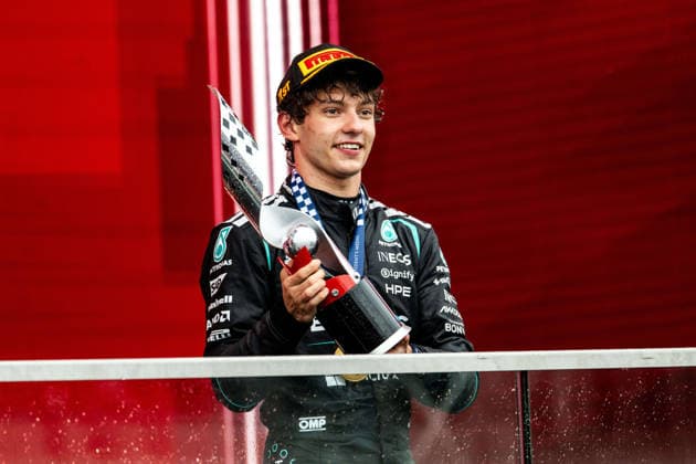 F1 - CANADIAN GRAND PRIX 2026 KIMI ANTONELLI Andrea (ita), Mercedes AMG F1 Team W16, portrait podium during the Formula 1 Grand Prix du Canada 2026, 5th round of the 2026 Formula One World Championship, WM, Weltmeisterschaft from May 22 to 24, 2026 on the Circuit Gilles Villeneuve, in MontrÃ al, Canada - MontrÃ alCanada  Copyright: xALBERTOxVIMERCATIx
