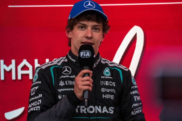 Formula 1 Lenovo Grand Prix du Canada 2026 Marcelo Woo OVERTAKE MAXPPP - Montréal 24 05 2026 12 ANTONELLI Kimi (ita), Mercedes-AMG PETRONAS Formula One Team, portrait at the Formula 1 Lenovo Grand Prix du Canada 2026, the 5th round of the 2026 FIA Formula 1 World Championship, WM, Weltmeisterschaft at the Circuit?Gilles?Villeneuve in Montréal, Canada, from 21 to 24 May 2026 Montréal Circuit Gilles Villeneuve Canada  Copyright: xOVERTAKE MAXPPPxMarceloxWoox OVT202605259085 OVT202605259085