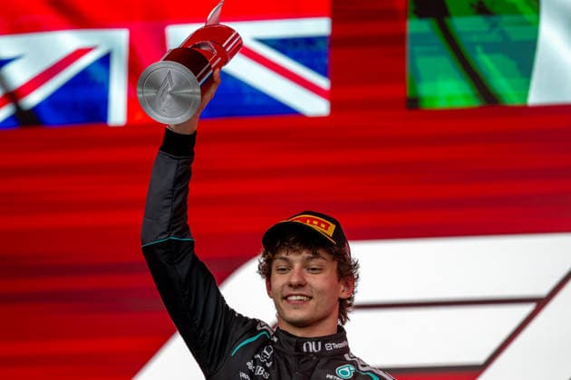 MONTREAL, CANADA: Andrea Kimi Antonelli, racing for the Mercedes team during the 2026 Formula 1 Canadian Grand Prix at the Circuit Gilles Villeneuve in Montreal, Canada