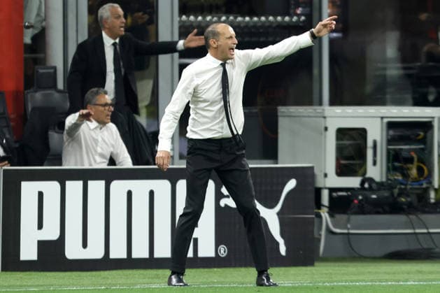 MASSIMILIANO ALLEGRI, Milan, Serie A, 2025-26, Milan vs Cagliari 1-2, 24-05-2026, Azione, Action, Single shot SERIE A 2025-26 MILAN-CAGLIARI 1-2 Maglia 2026-27