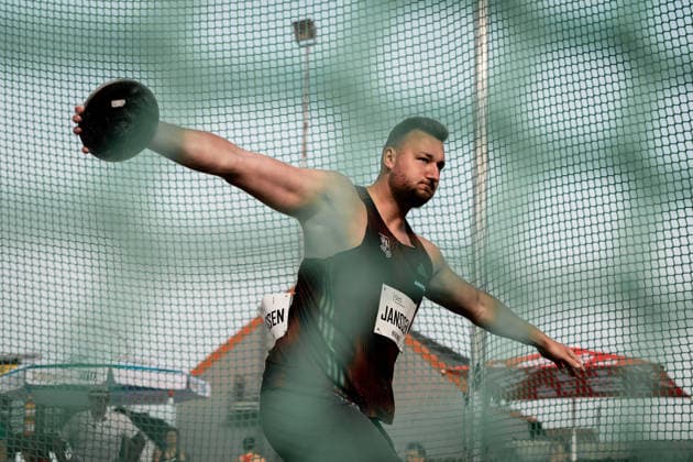 Henrik Janssen (Sportclub Magdeburg, 67, Diskuswurf Maenner), GER, Leichtathletik, Athletics, Pfingstsportfest, Rehlingen, 24.05.2026, GER, Leichtathletik, Athletics, Pfingstsportfest, Rehlingen, 24.05.2026 Rehlingen Copyright: xStefanxMayerx EP_SMR