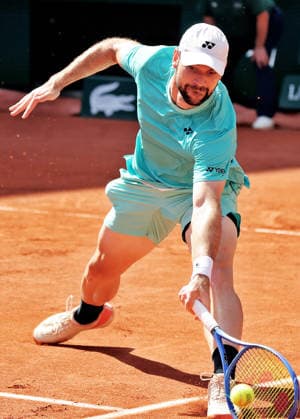 TENNIS - French Open 2026 PARIS,FRANCE,25.MAY.26 - TENNIS - ATP, Tennis Herren World Tour, French Open, Roland Garros, Grand Slam. Image shows Jurij Rodionov (AUT).  GEPAxpictures xMatthiasxHauer