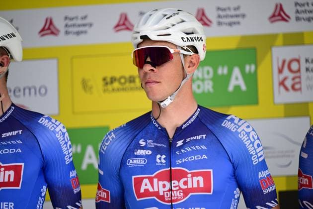 Belgian Laurens Sweeck of Alpecin-Premier Tech pictured ahead of the Antwerp Port Epic men s elite one day cycling race, 196,4 km in and around Antwerp, Monday 25 May 2026. TOM GOYVAERTS TomxGoyvaerts  x174989334x