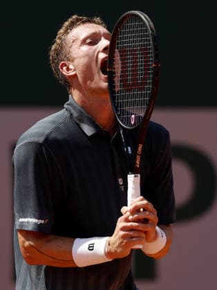 Czech tennis player Jiri Lehecka, 1st round of the French Open 2026 on the Roland Garros courts in Paris, France, on May 25, 2026. (CTKxPhoto PavelxLebeda) CTKPhotoF202605250014701  CTKPhotoF202605250014701