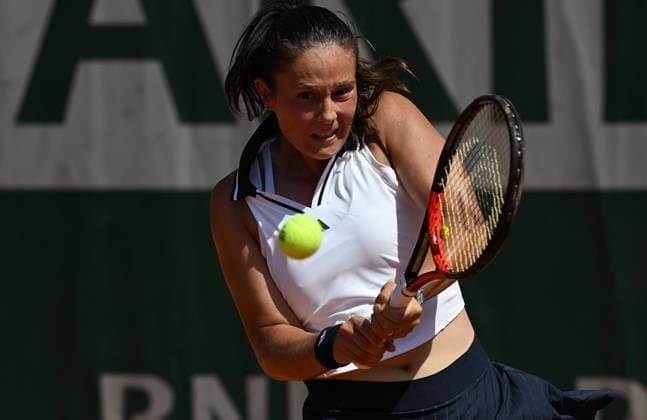 2026 French Open, Roland-Garros - Day 2 PARIS, FRANCE - MAY 25: Daria Kasatkina of Australia in action against Zeynep Sonmez (not seen) of Turkiye during the Women s Singles first round match on Day Two of the 2026 French Open at Roland Garros Stadium on May 25, 2026 in Paris, France. Burak Akbulut Anadolu Paris France. Editorial use only. Please get in touch for any other usage.  Copyright: x2026xAnadoluxBurakxAkbulutx