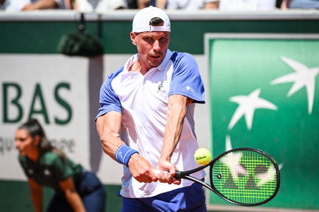 May 25, 2026, Paris, France, France: Marton FUCSOVICS of Hungary during the second day of the Roland-Garros 2026, French Open 2026, Grand Slam tennis tournament at Roland-Garros Stadium on May 25, 2026 in Paris, France. Paris France - ZUMAm308 20260525_zsp_m308_028 Copyright: xMatthieuxMirvillex